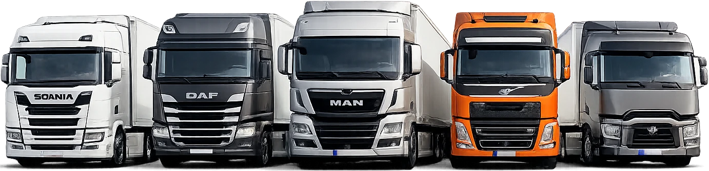 Flota tautliner moderna de SouthMed Trans SAS para transporte y logística europea